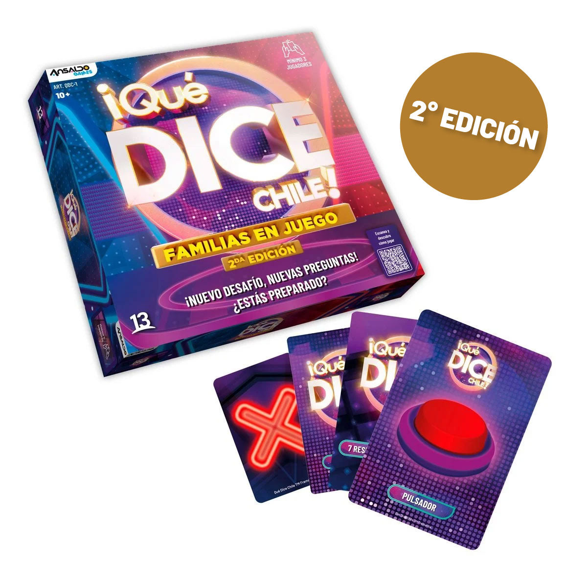 Juego De Mesa Que Dice Chile - Segunda Edición