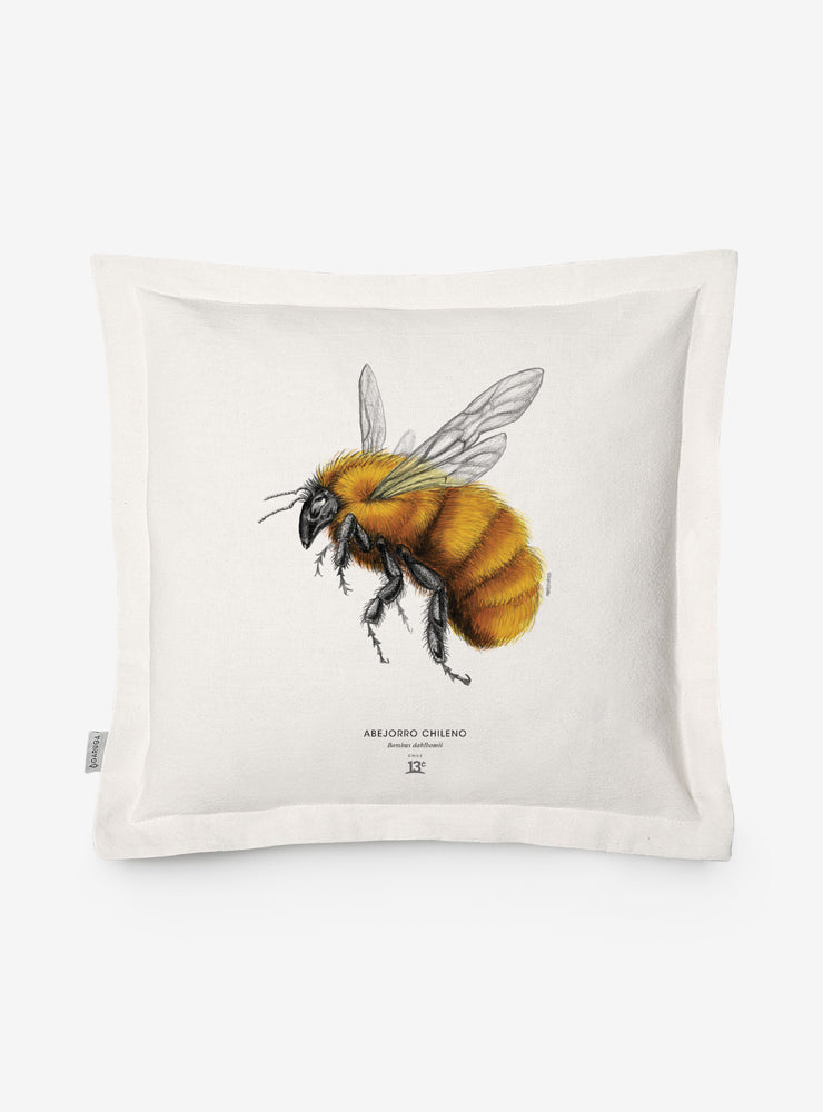 Funda Cojín- Abejorro Chileno