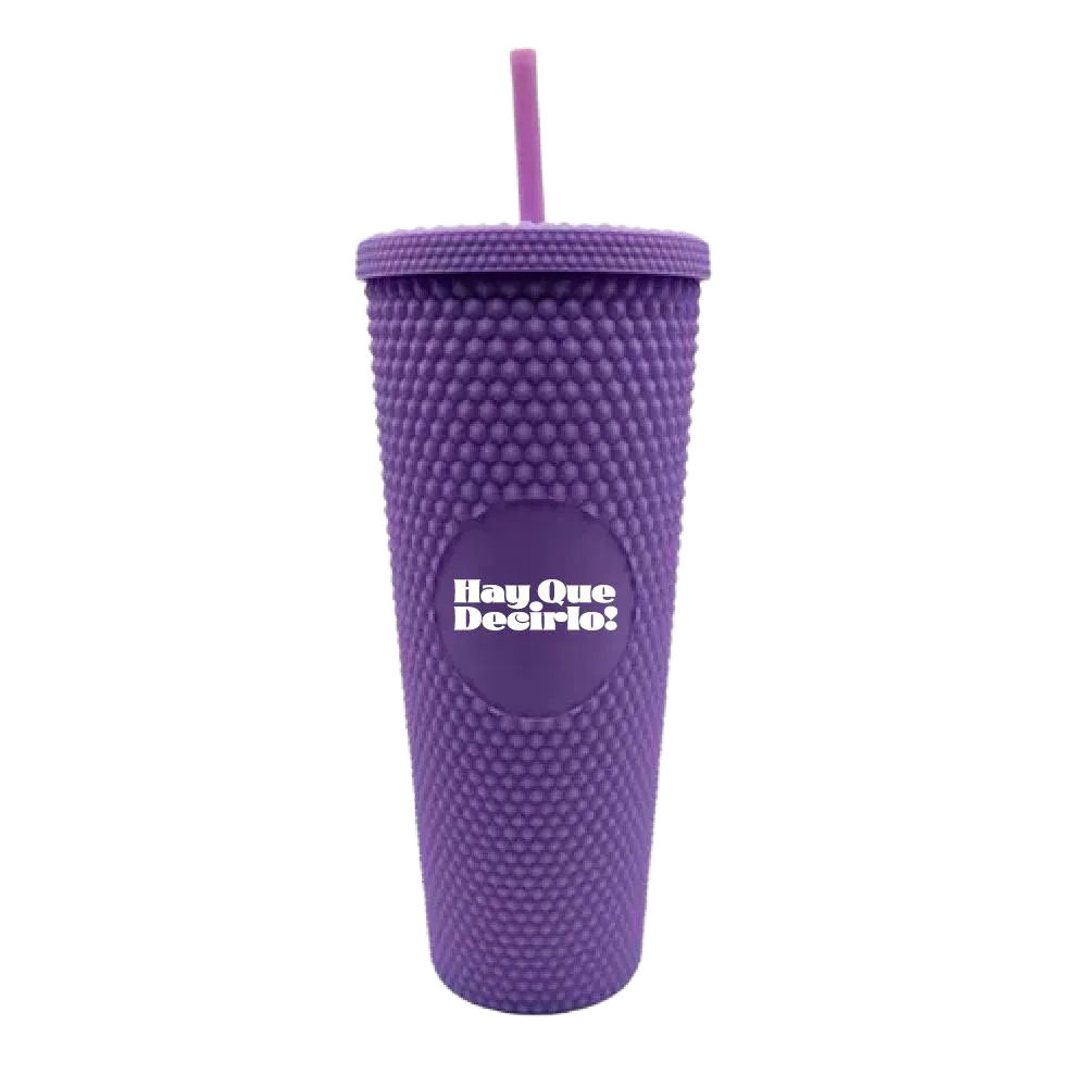 Vaso Tumbler Hay que Decirlo - Morado