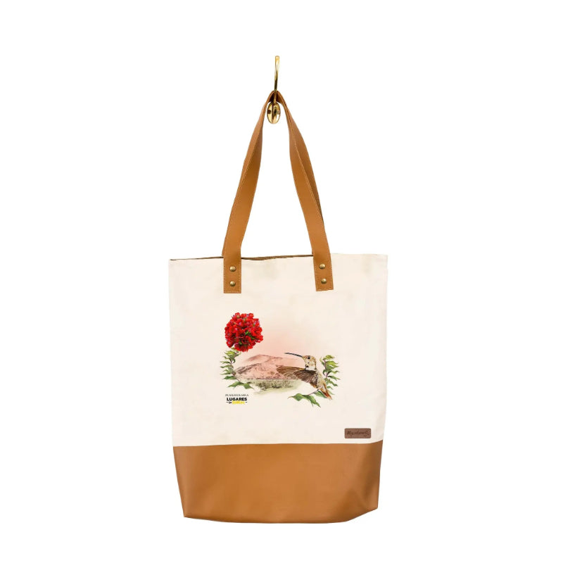 Totebag Ecocuero Café- Lugares que Hablan