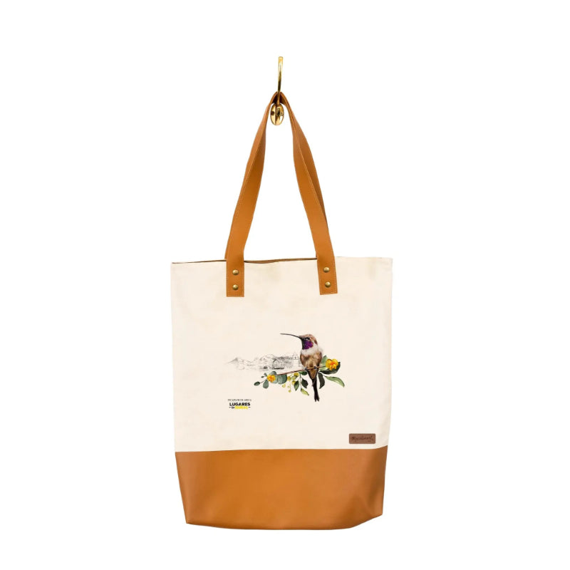 Totebag Ecocuero Café- Lugares que Hablan