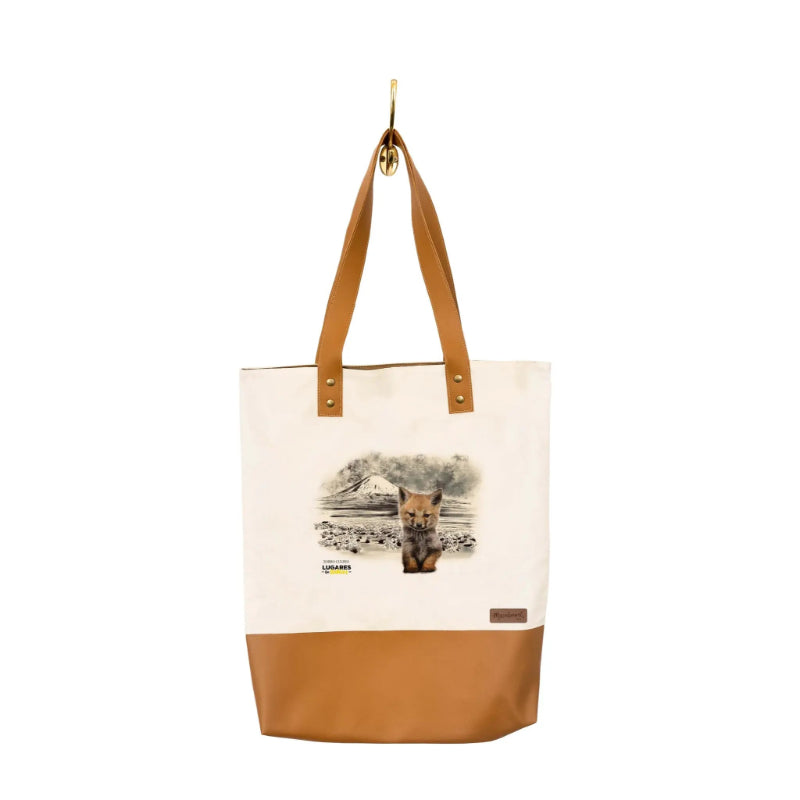 Totebag Ecocuero Café- Lugares que Hablan