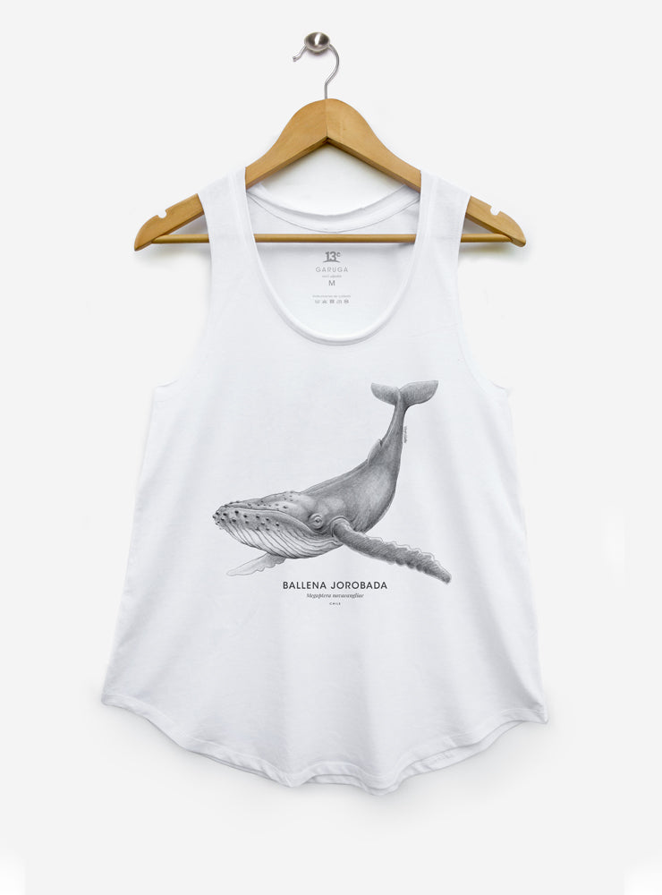 Polera Mujer Sin Manga- Ballena Jorobada
