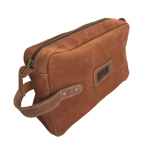 Necessaire Varanasi Reno Y Cuero Café