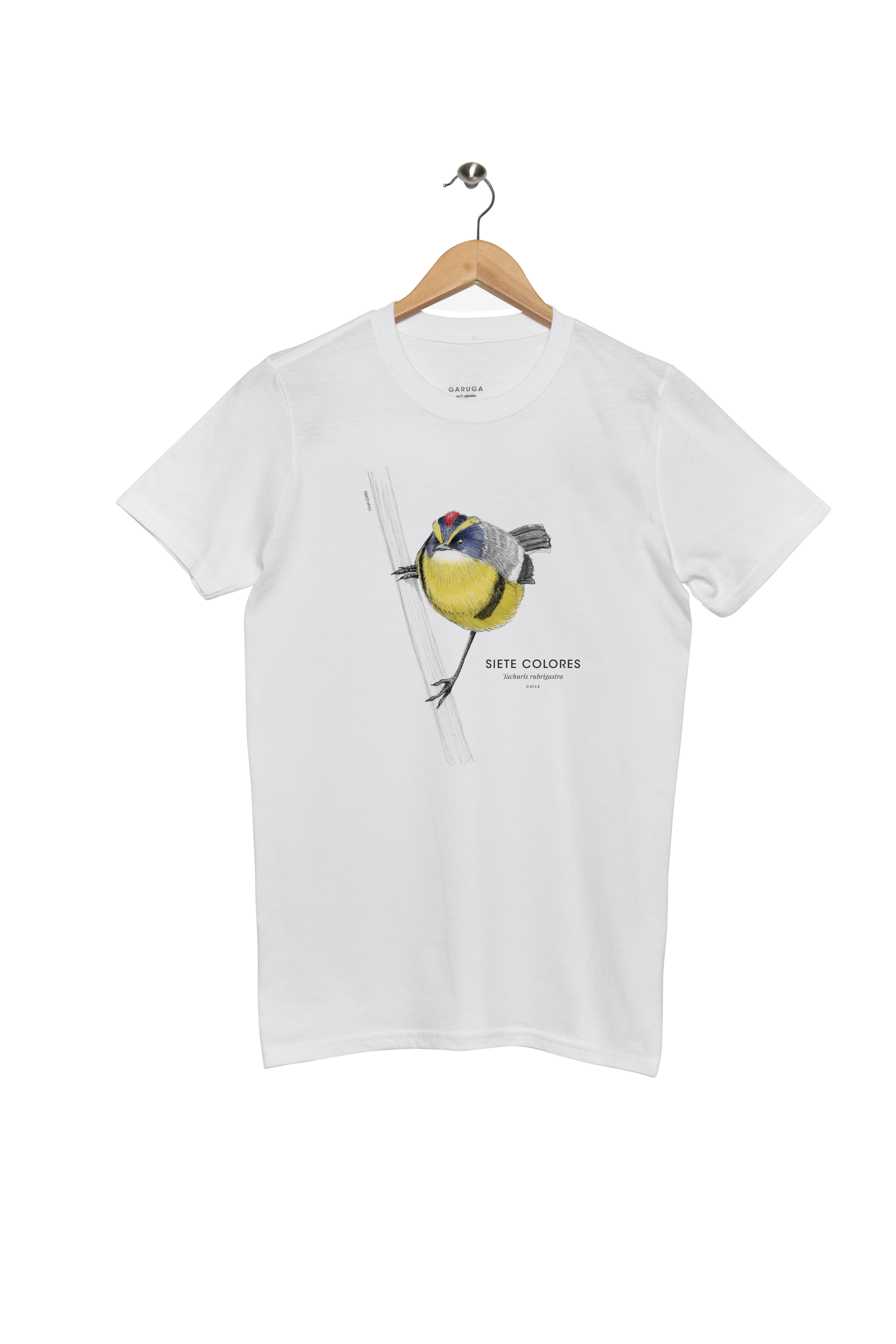 Polera Adulto Blanca Siete Colores
