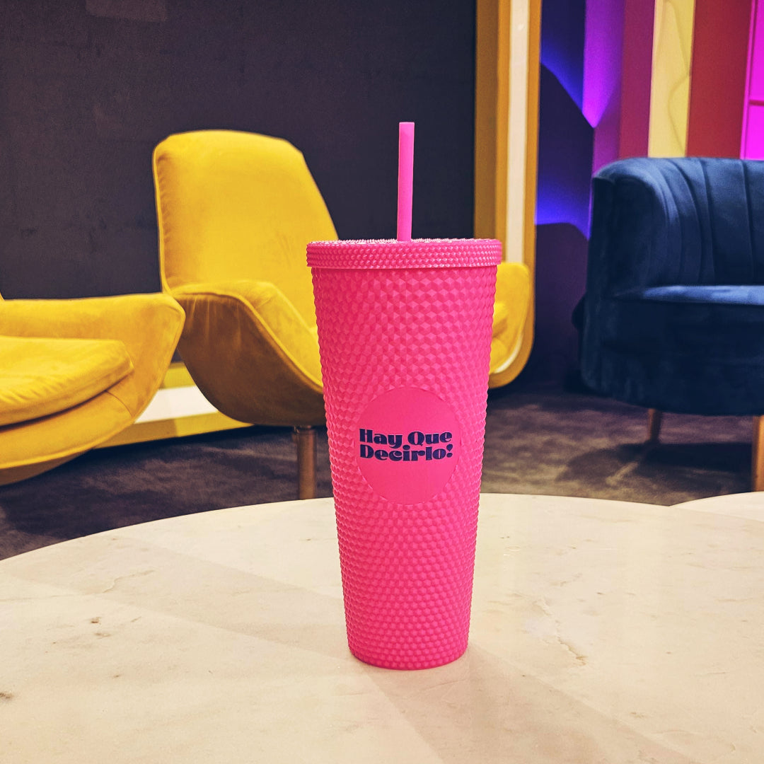 Vaso Tumbler Hay que Decirlo - Rosa
