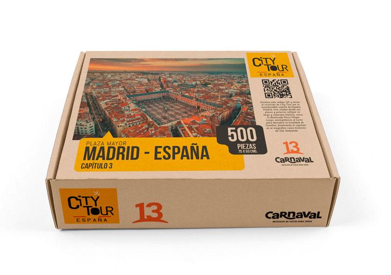 Puzzle City Tour Madrid 500 Piezas