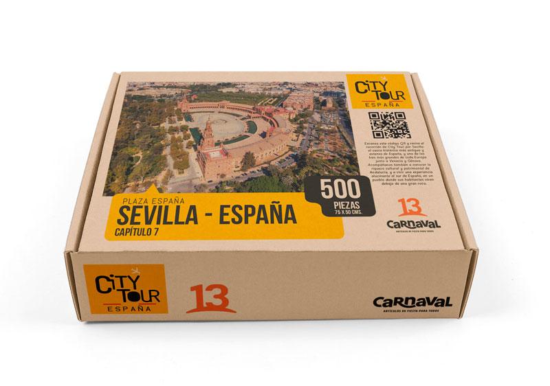 Puzzle City Tour Sevilla 500 Piezas