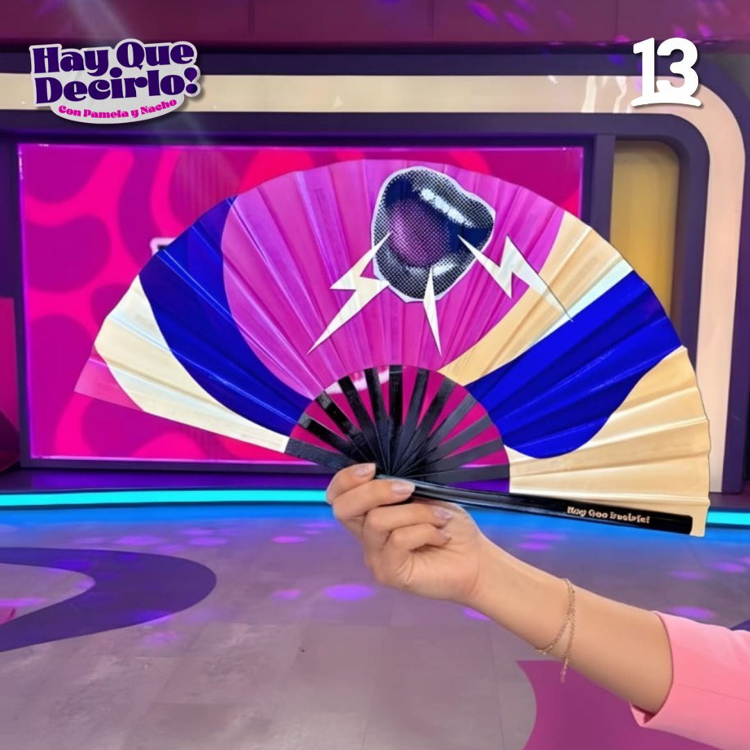 Abanico Hay Que Decirlo - PopArt